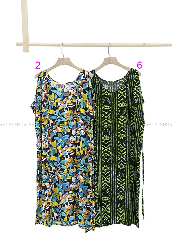 تونیک سرشانه باز نخی کد1002420