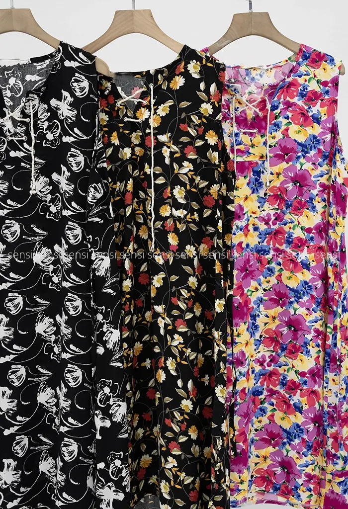 سارافون نخی طرح دار کد1002429