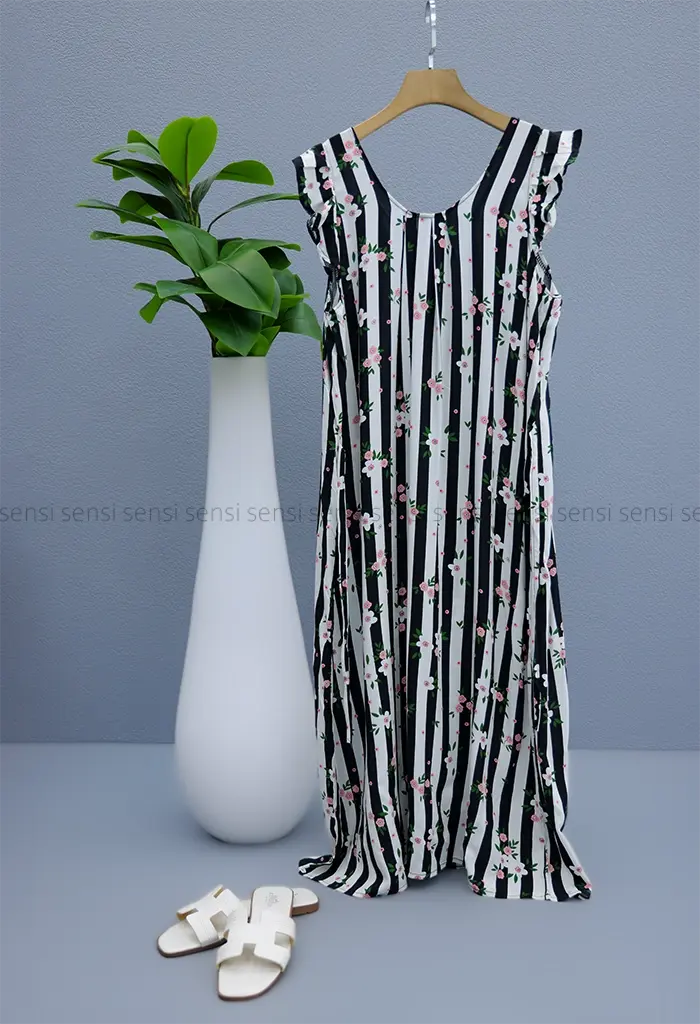 سارافون نخی طرح دار کد1002421