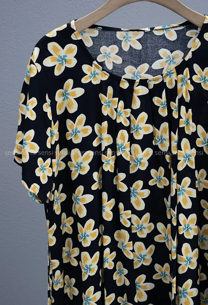 پیراهن نخی آستین کوتاه کد1002426