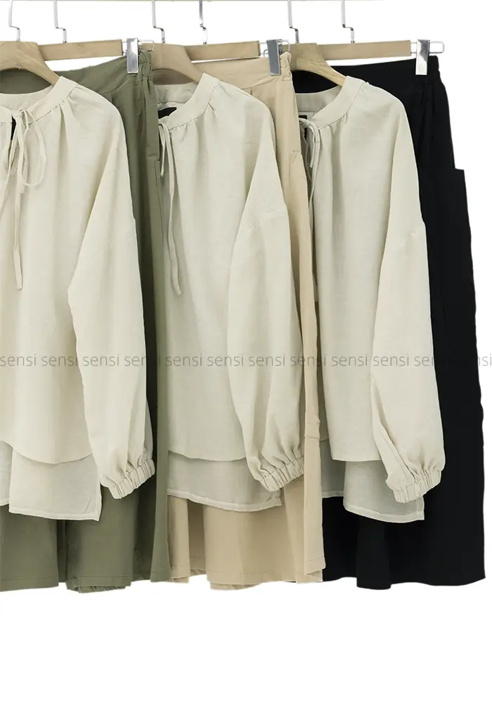 ست‌ شومیز‌دامن شلواری‌کد1002444