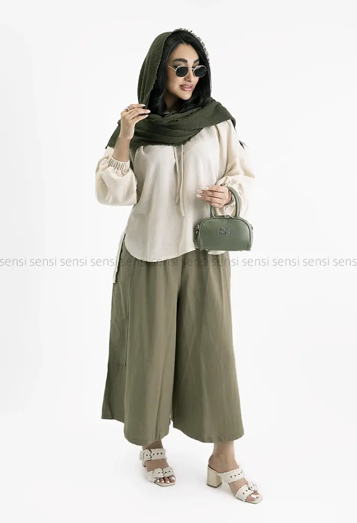 ست‌ شومیز‌دامن شلواری‌کد1002444