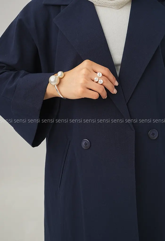 مانتو بلند لینن کد1002584