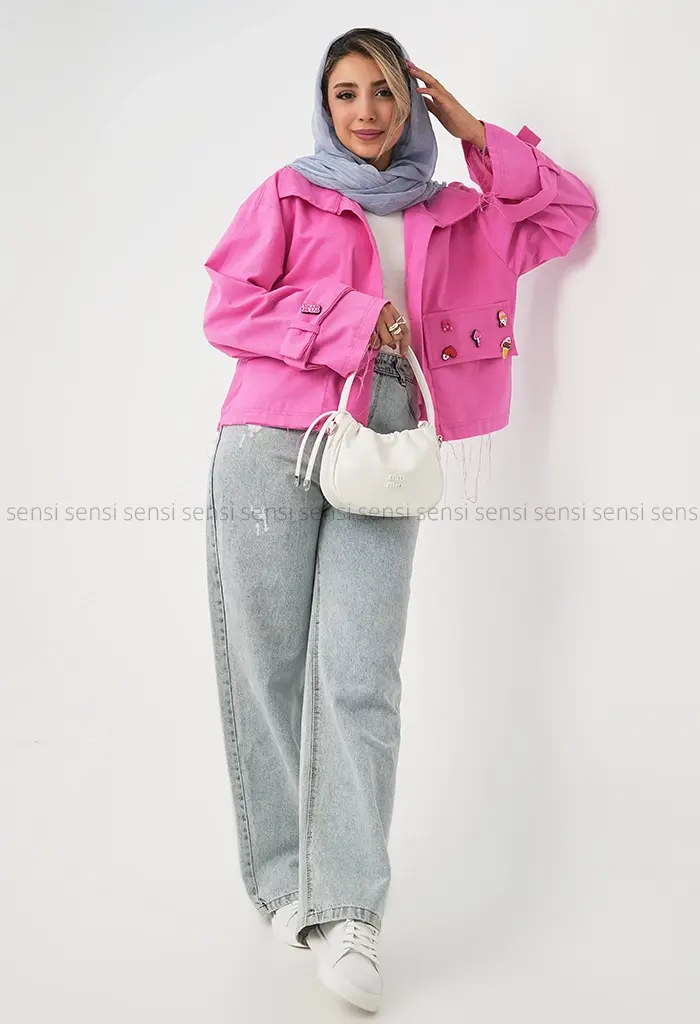 کت لینن کراکسی رنگی کد1002672