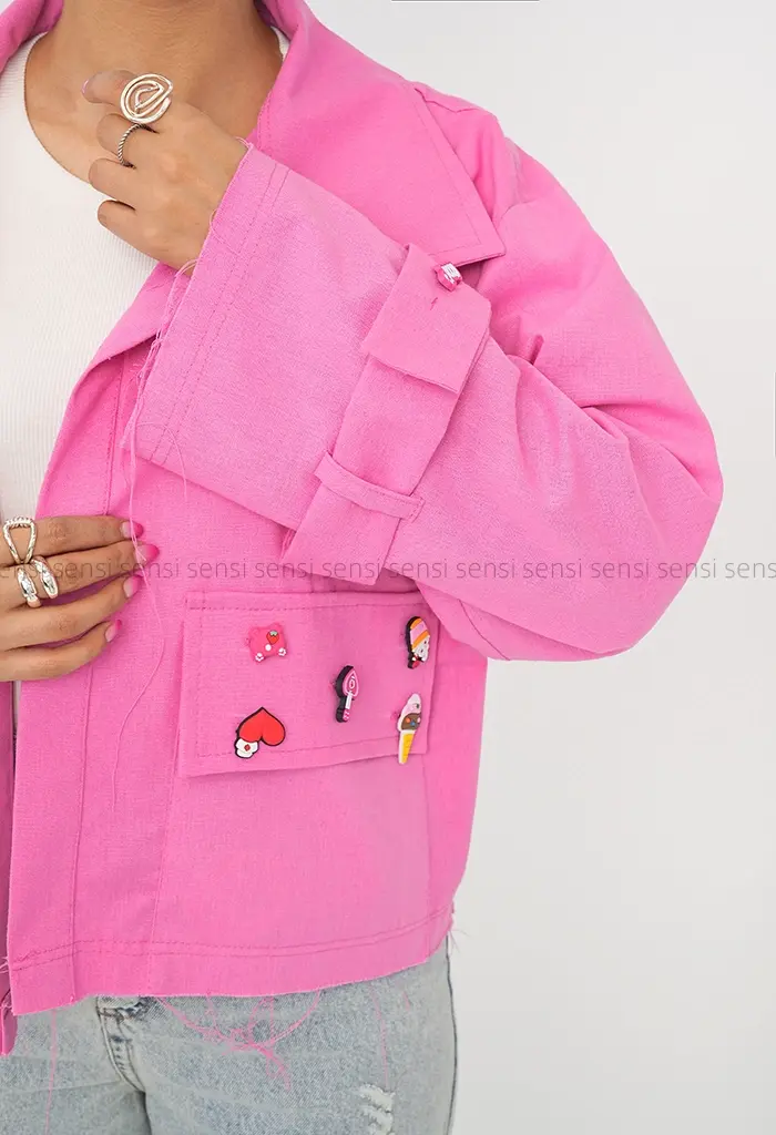 کت لینن کراکسی رنگی کد1002672