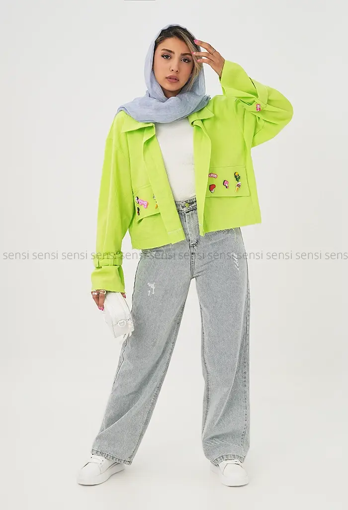 کت لینن کراکسی رنگی کد1002672