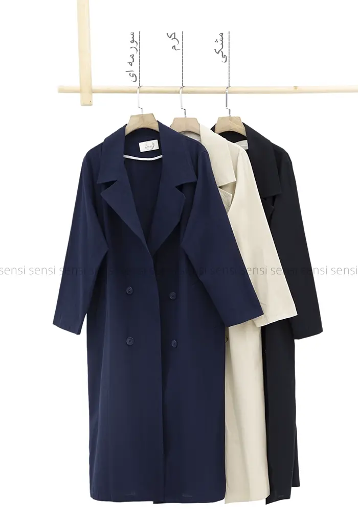 مانتو بلند لینن کد1002583