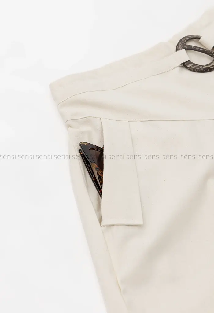 دامن شلواری لینن کد1002578