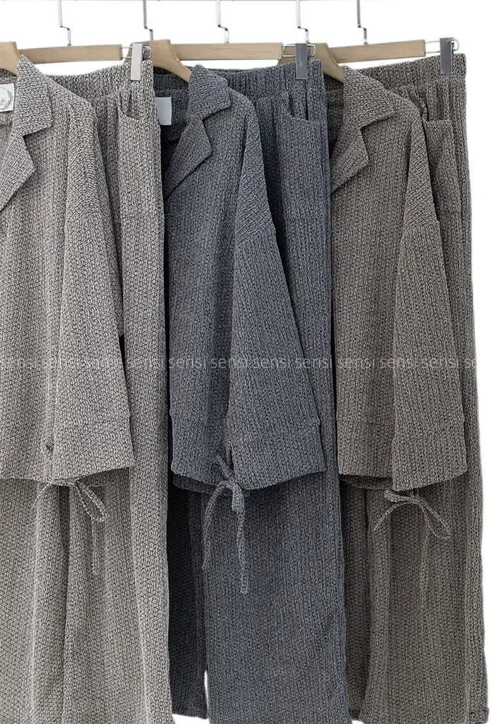 ست شومیزشلوار جلوبسته کد1002796