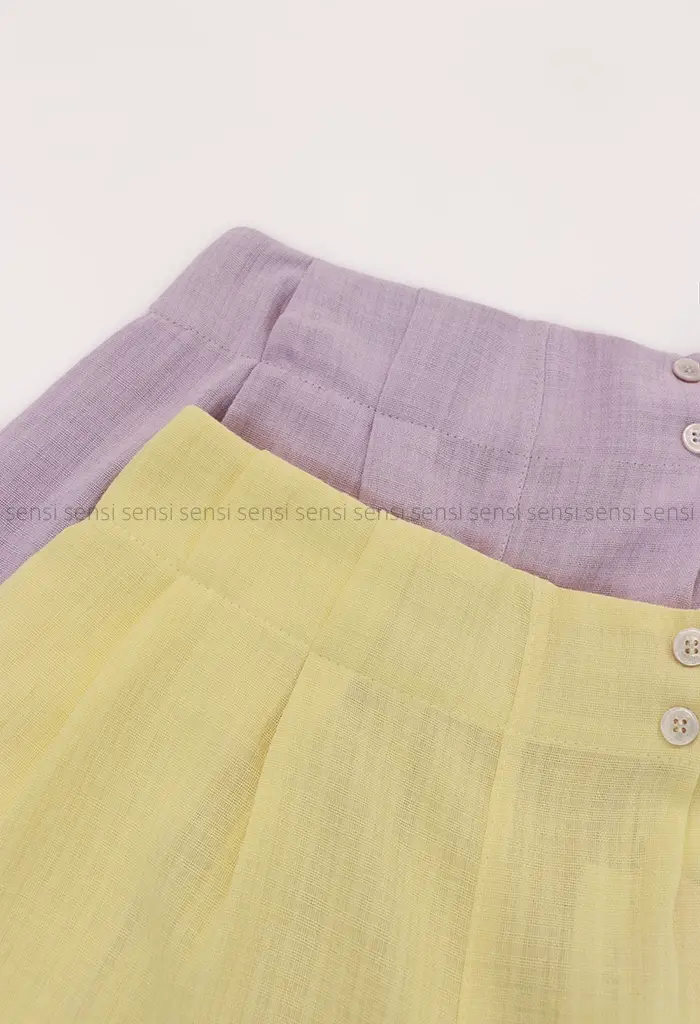 شلوارک لینن کد1002943