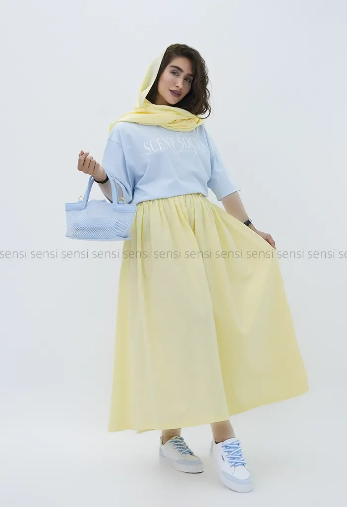 دامن لینن زارا کد1002980