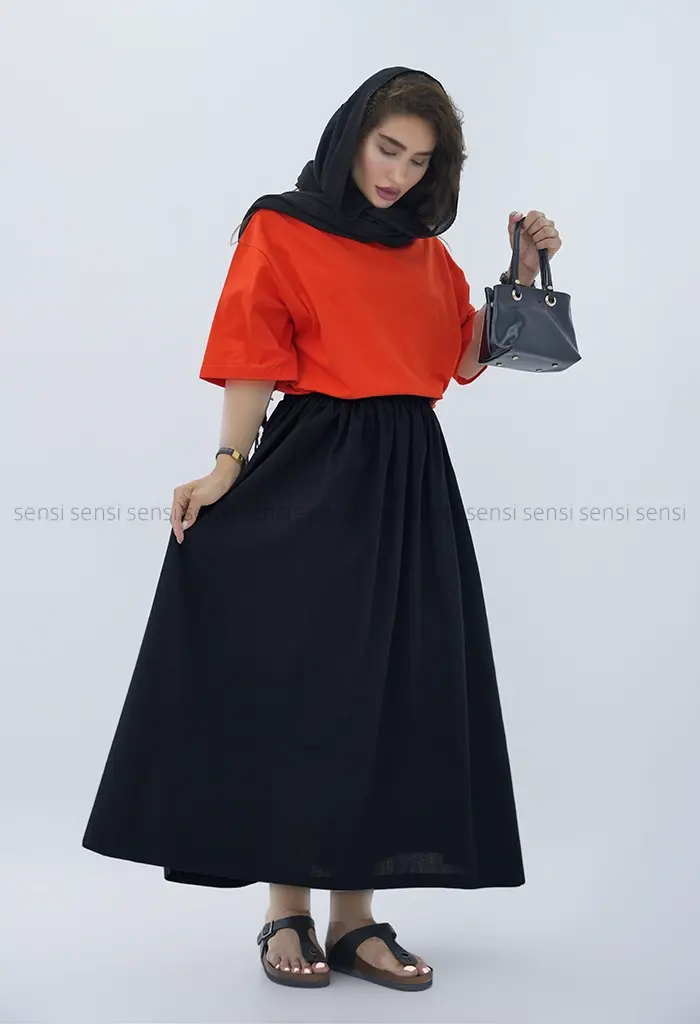 دامن لینن زارا کد1002980