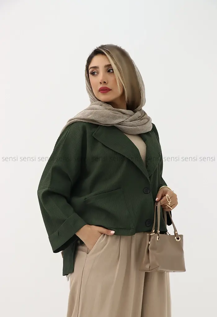 کت آستین کیمونو کد1003008