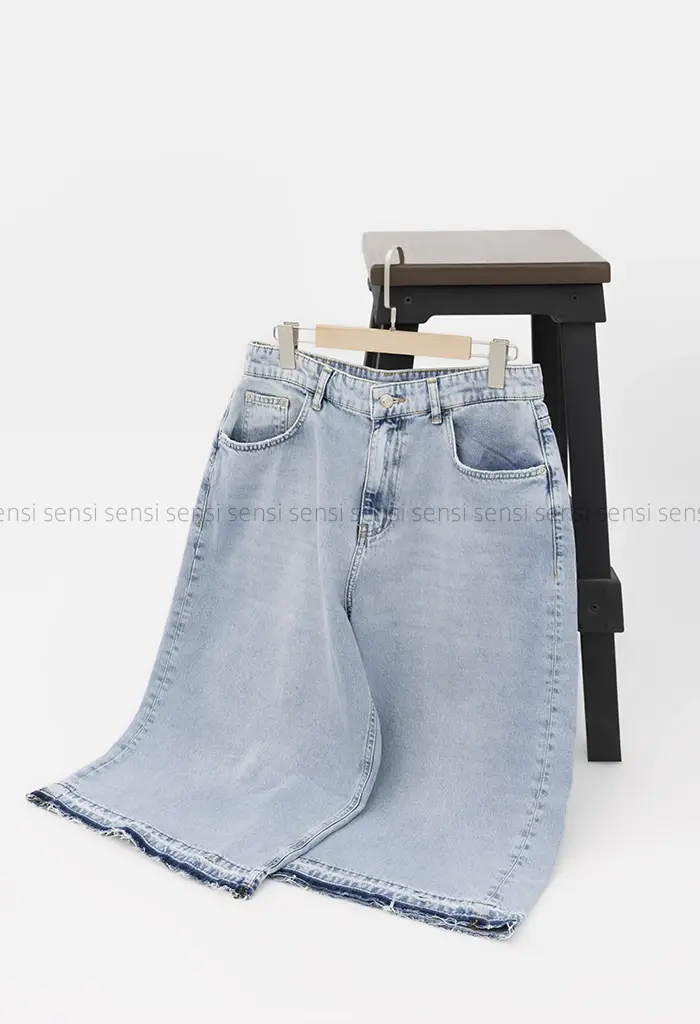 شلوارک جین قد 75کد1003044