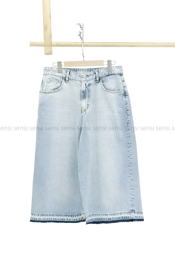 شلوارک جین قد 75کد1003044