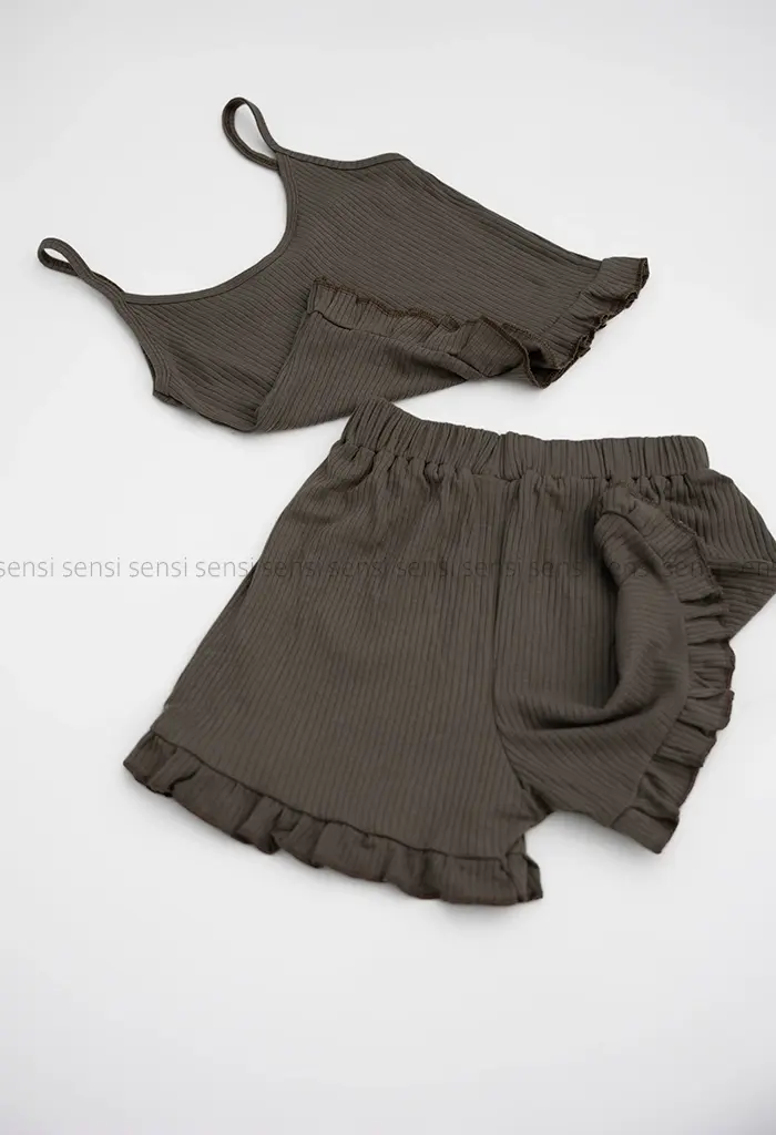 تاپ شلوارک کبریتی کشی کد1003038