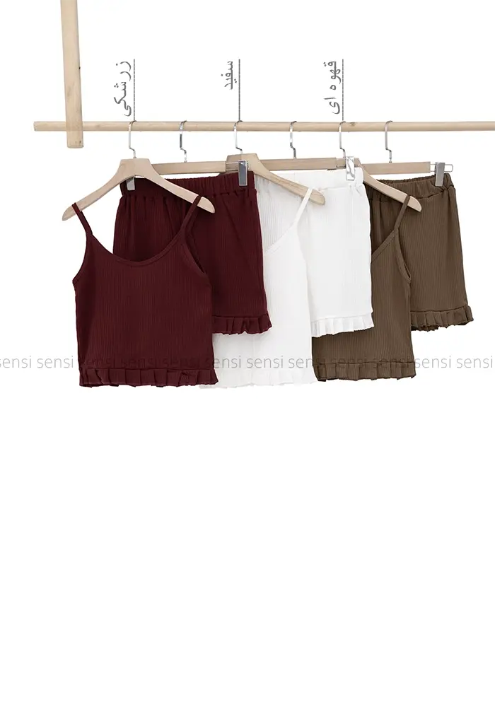 تاپ شلوارک کبریتی کشی کد1003038