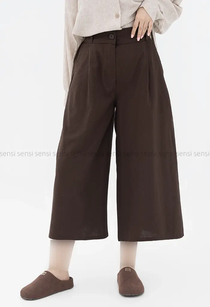 دامن شلواری لینن کد1003025