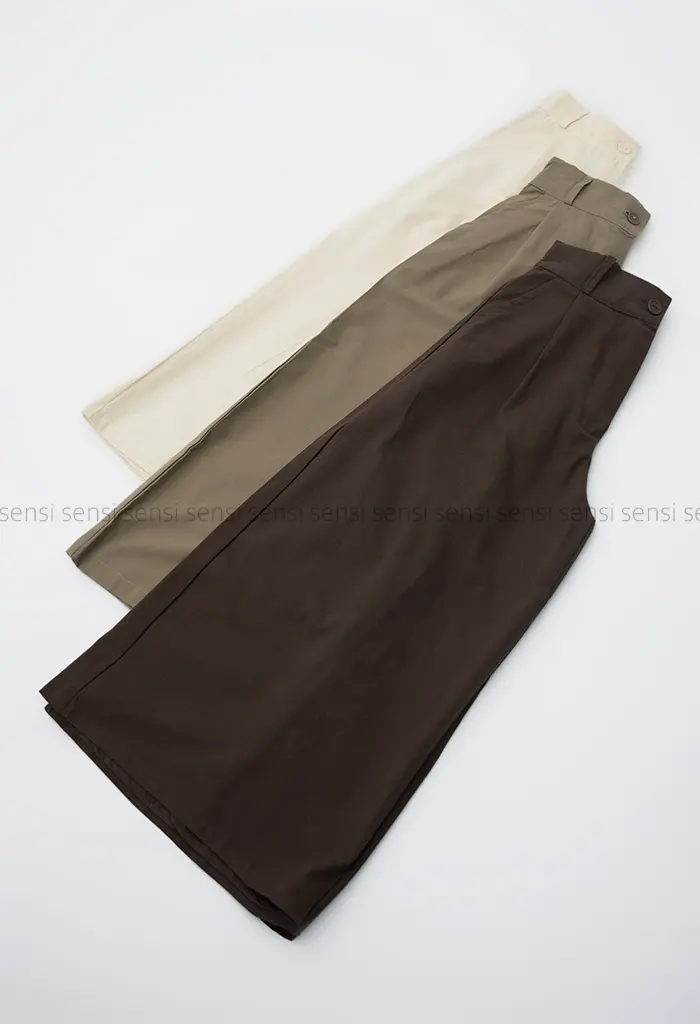 دامن شلواری لینن کد1003025