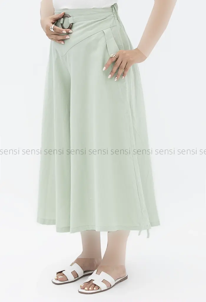 دامن شلواری رینگ چوبی کد1003026