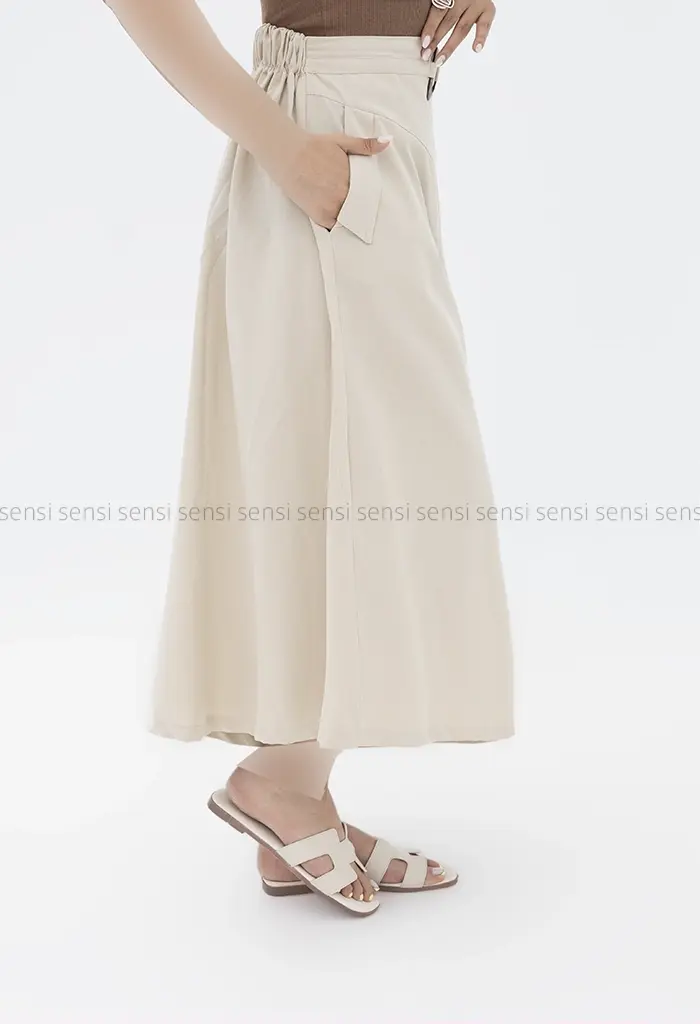 دامن شلواری رینگ چوبی کد1003026