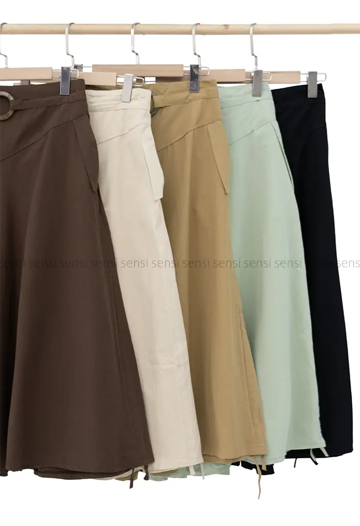 دامن شلواری رینگ چوبی کد1003026