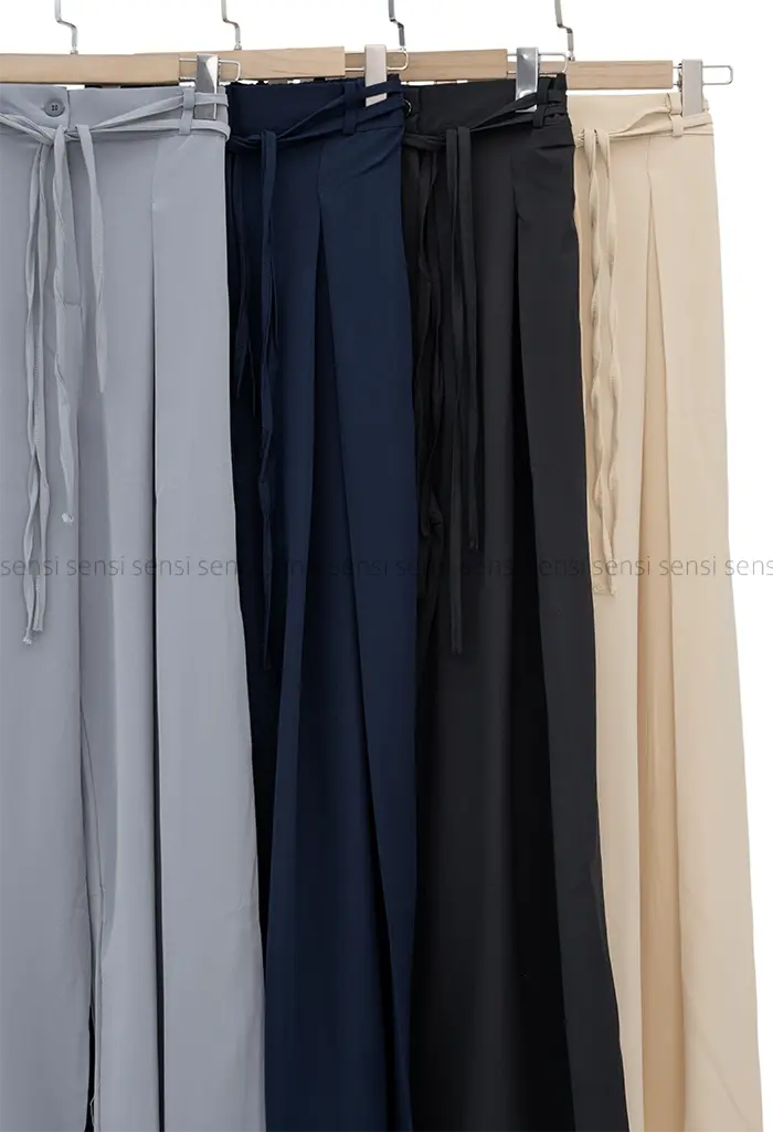 شلوار کرپ دوپیله کد1003083