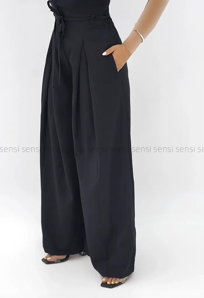 شلوار کرپ دوپیله کد1003083