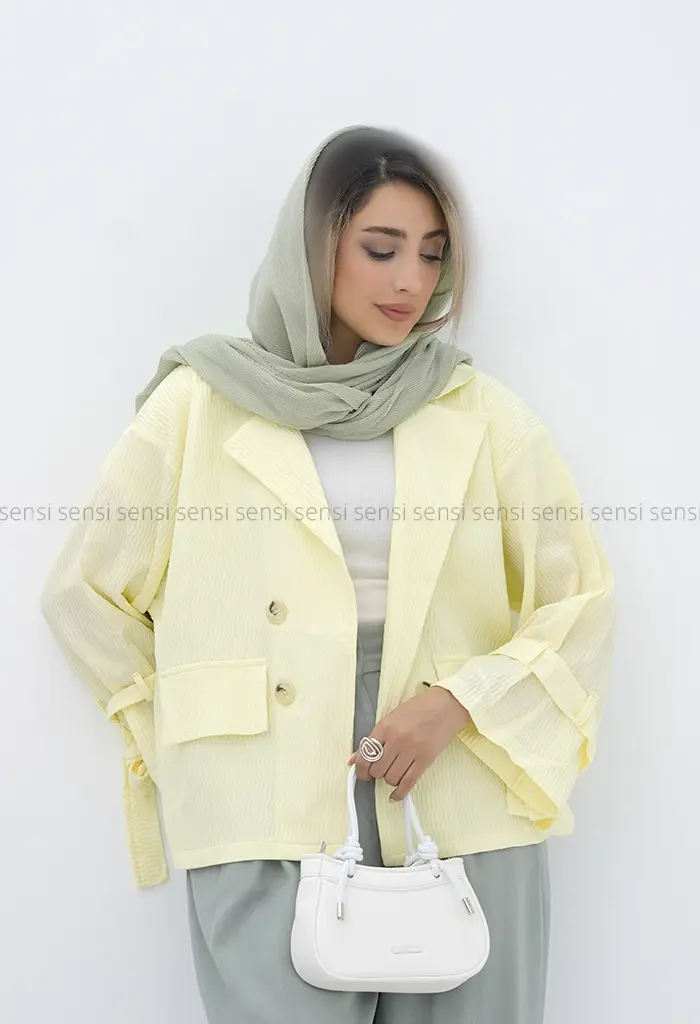 کت اطلس آستین بندی کد1003034