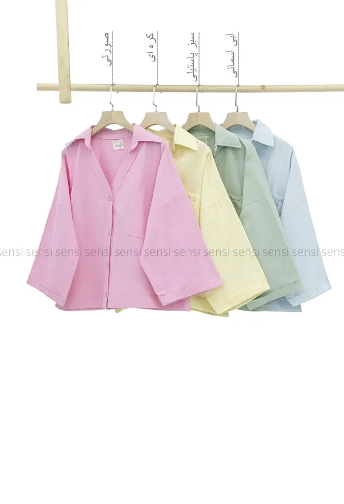 شومیز باکسی لینن کد1003060