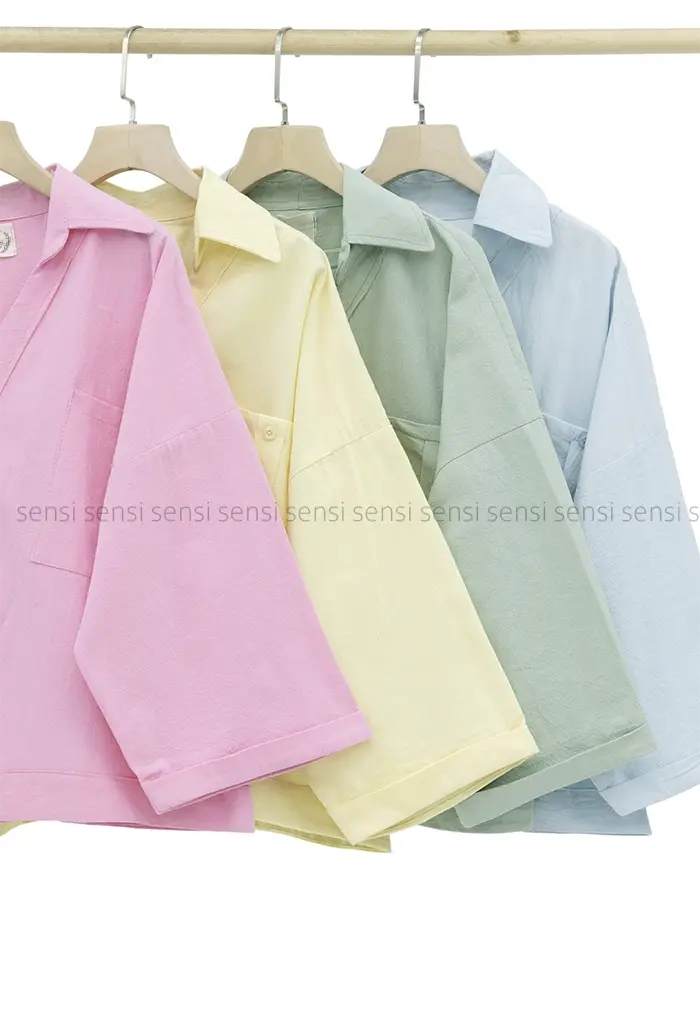 شومیز باکسی لینن کد1003060