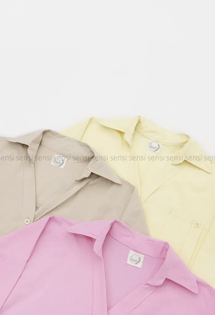 شومیز باکسی لینن کد1003060