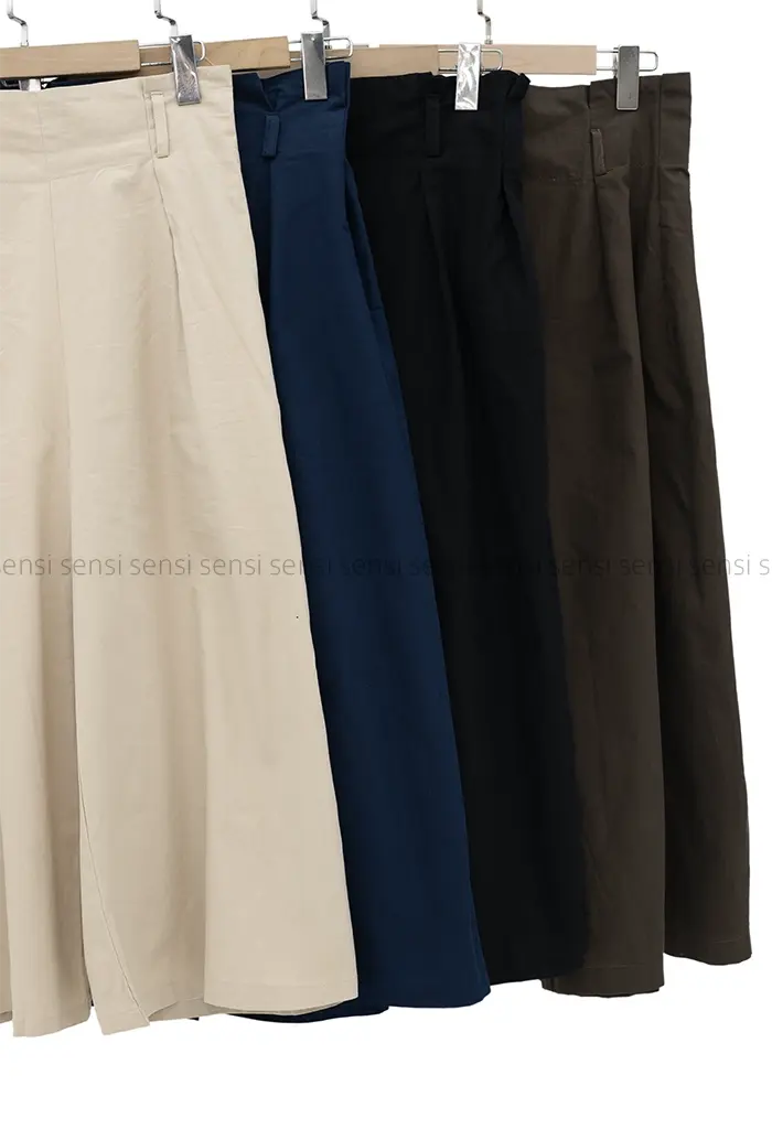 دامن شلواری لینن کد1004008