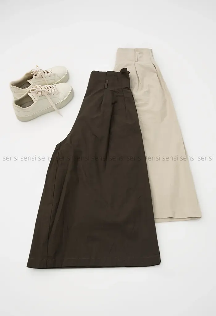 دامن شلواری لینن کد1004008