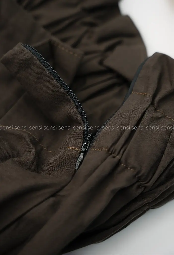 دامن شلواری لینن کد1004008