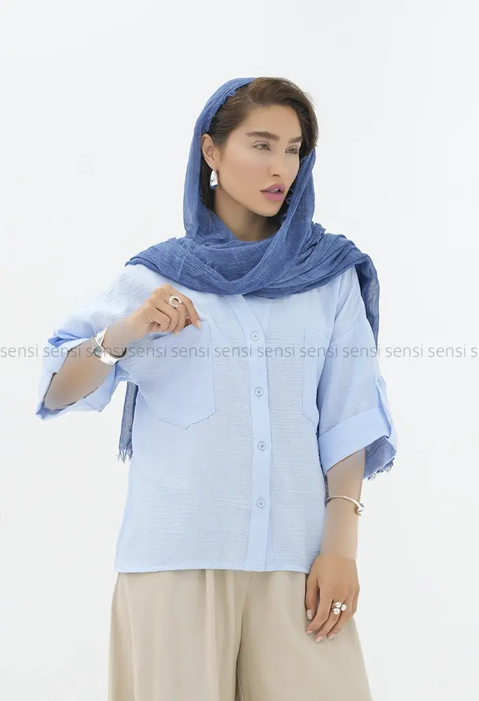 شومیز لینن آرمانی کد1004040