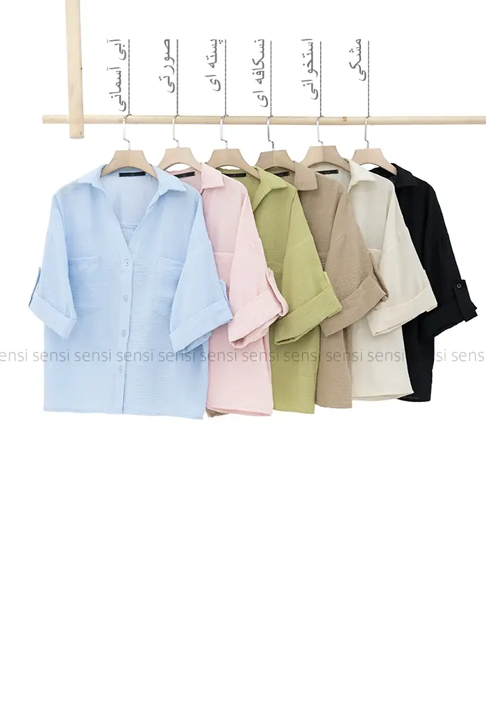 شومیز لینن آرمانی کد1004040