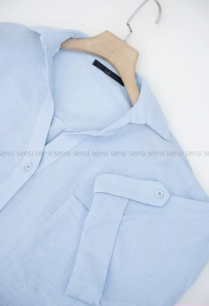 شومیز لینن آرمانی کد1004040