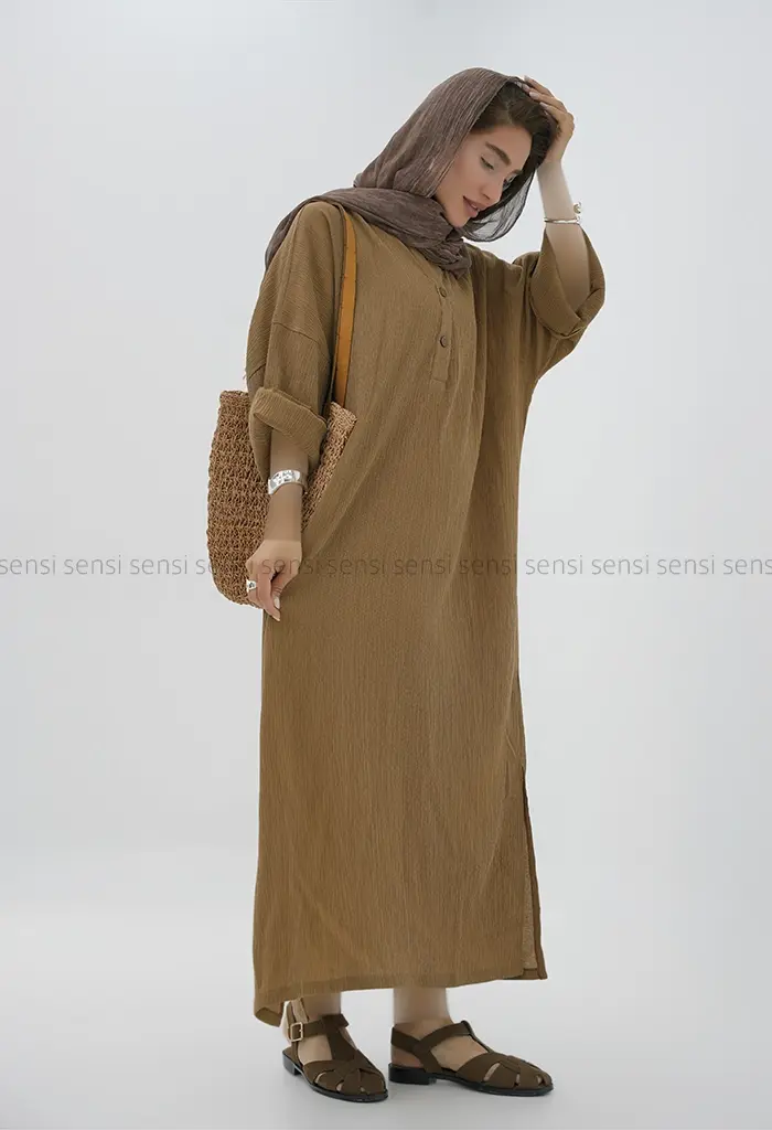 پیراهن جلو 3دکمه کد1004048