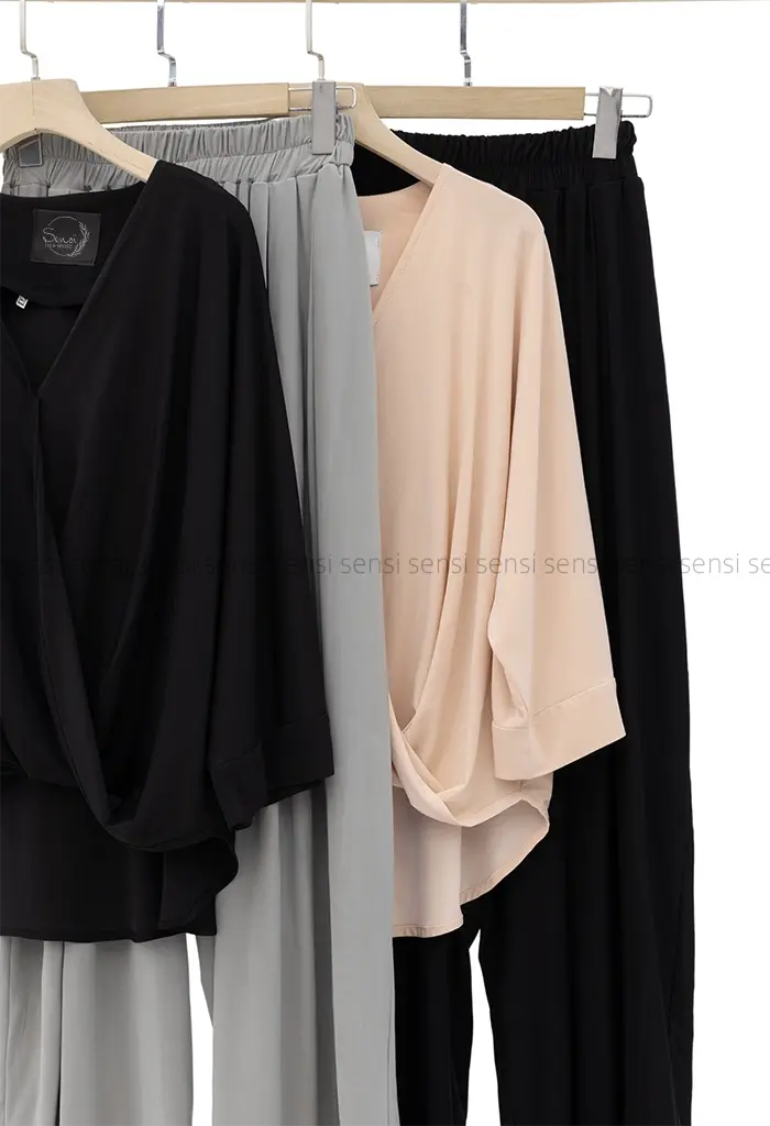 شومیز شلوار پانچ آسووان کد1004071