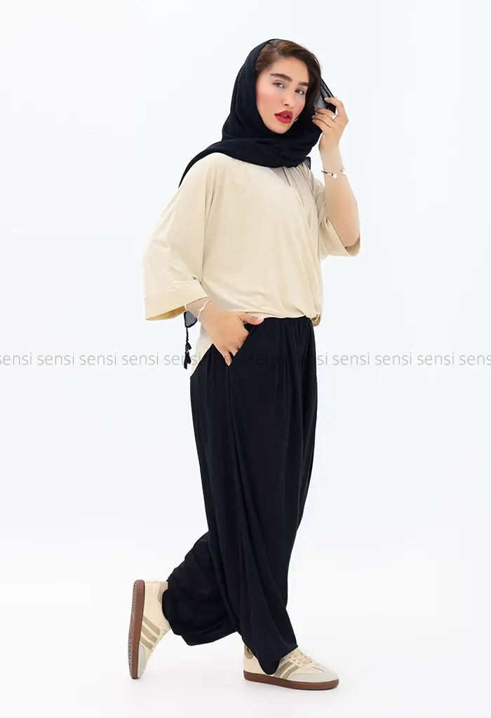 شومیز شلوار پانچ آسووان کد1004071