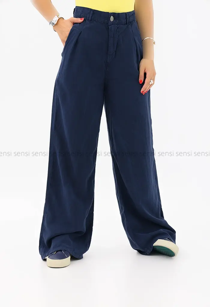 شلوار کتان سیلک لایوسل کد1004163