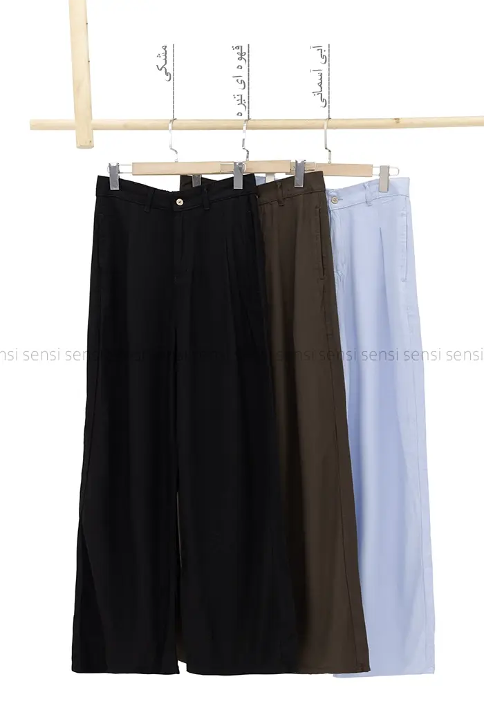 شلوار کتان سیلک لایوسل کد1004162