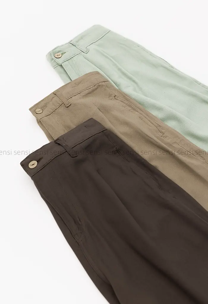 شلوار کتان سیلک لایوسل کد1004161