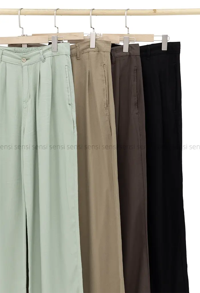 شلوار کتان سیلک لایوسل کد1004161