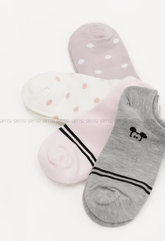 جوراب میکی موس پنبه کد1004132