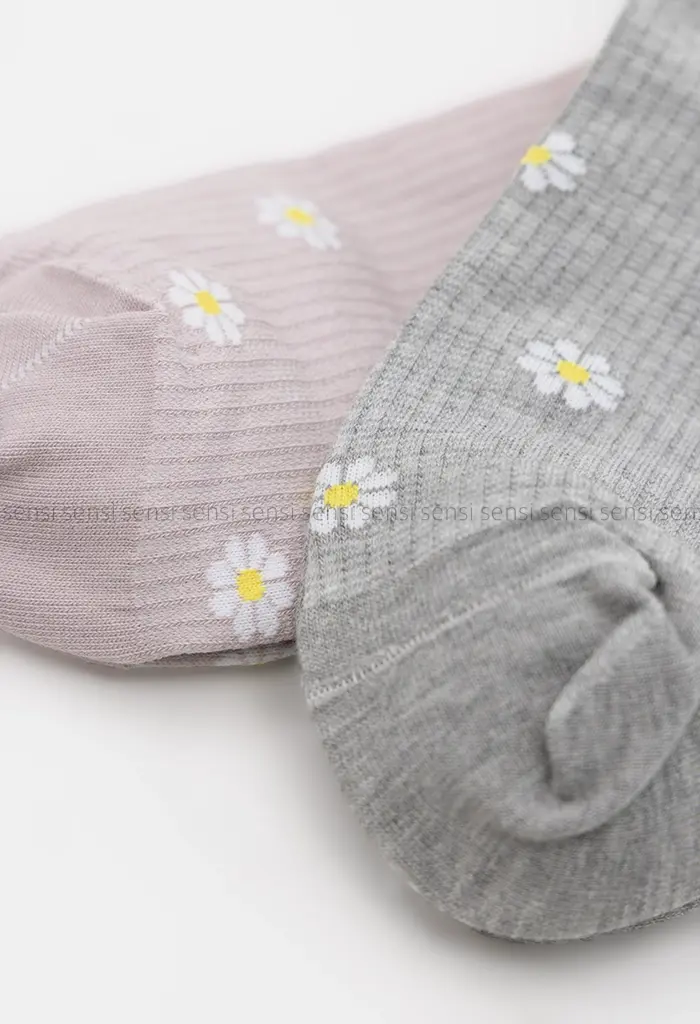 جوراب بابونه پنبه کد1004135