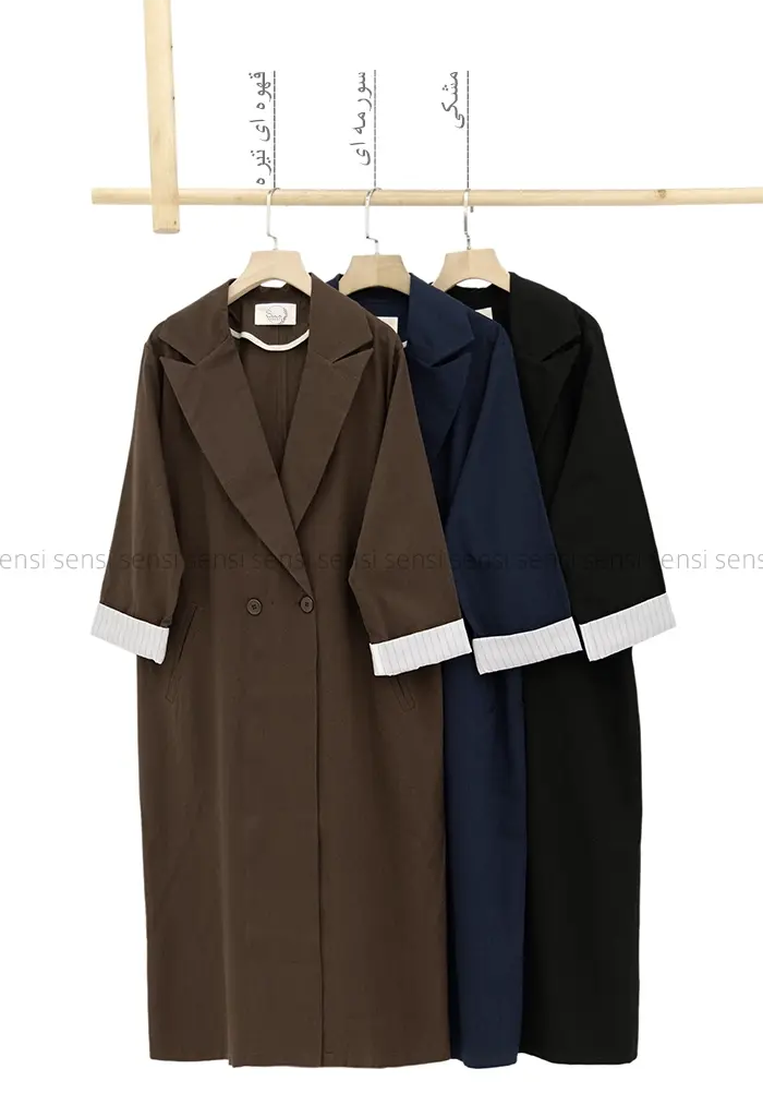 مانتو بلند لینن کد1004203