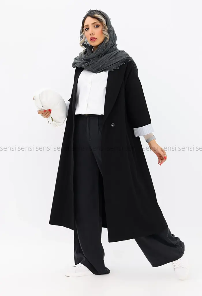 مانتو بلند لینن کد1004203