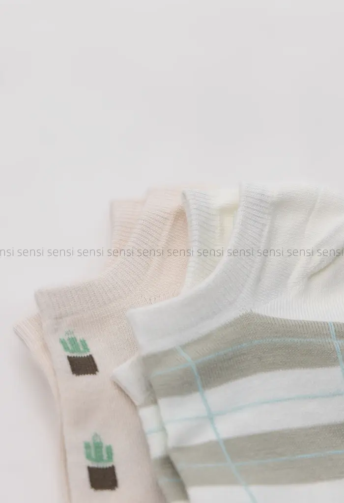 جوراب کاکتوس گل پنبه کد1004139